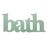 Stratton Home Decor Stratton Home Seafoam Wooden Bath Word Art Wall Decor thumbnail 2