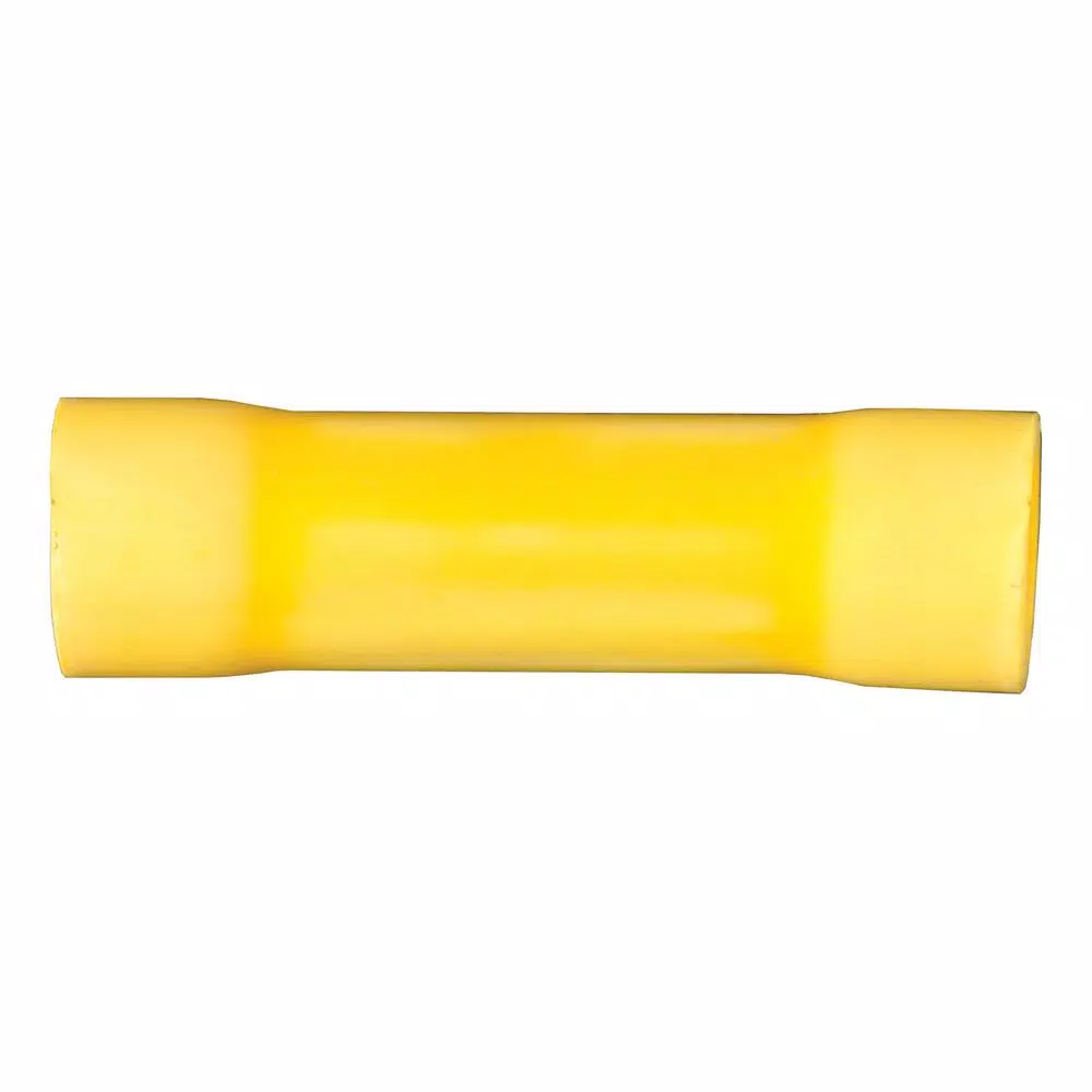 CURT Butt Connectors, 12-10 Gauge Wire, Yellow, 100-Pack