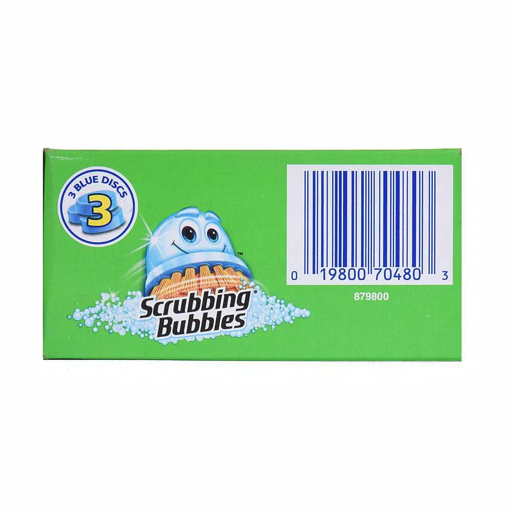 Scrubbing Bubbles Vanish Continuous Clean Toilet Bowl Cleaner Drop-Ins, Blue, 6 Pack