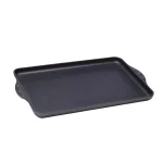 Swiss Diamond Classic Series 17 in. Cast Aluminum Nonstick Double Burner Griddle, Gray thumbnail 1