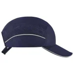 Skullerz 8955 Long Brim Navy Lightweight Vented Bump Cap Hat thumbnail 4