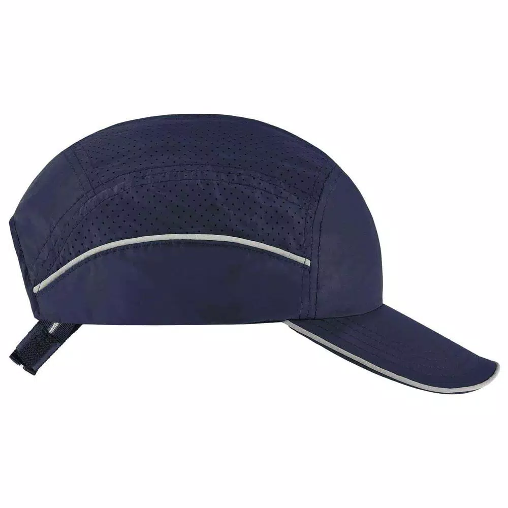 Skullerz 8955 Long Brim Navy Lightweight Vented Bump Cap Hat