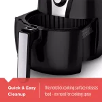 BLACK+DECKER PURIFRY 2-Liter Air Fryer, 1200W Convection Oven with Dual Fans thumbnail 5