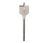 Milwaukee 1-3/8 in. x 6 in. High Speed Steel Spade Wood Boring Bit with 1/4 in. Hex Shank thumbnail 1