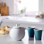 VIVA Scandinavia Jaimi 3-Piece Porcelain Teapot and Laura Cup Set, 4.5-Cup thumbnail 6