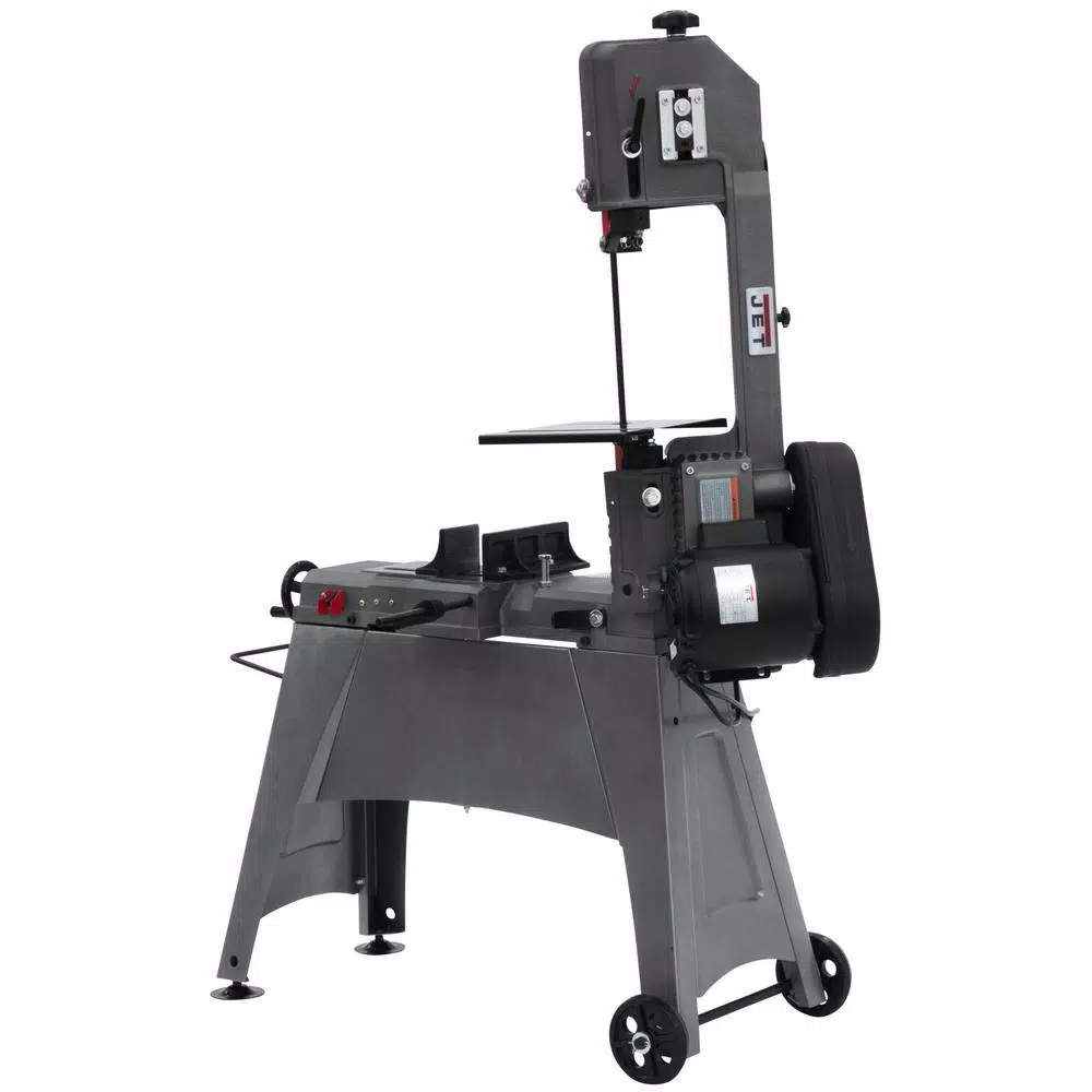 JET HVBS-56M 1/2 HP Metalworking Horizontal and Vertical Band Saw with Open Stand