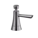 Glacier Bay Selma 2-Handle Bridge Kitchen Faucet with Pull-Down Sprayer and Soap Dispenser, Stainless Steel thumbnail 5