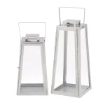Home Decorators Collection Silver Metal Candle Lanterns, Set of 2 thumbnail 5