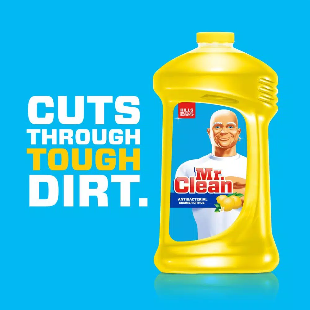 Mr. Clean Antibacterial Multi-Surface Cleaner, Summer Citrus Scent, 45 oz.