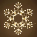 Kringle Traditions 20 in. LED Warm White Folding Snowflake Decoration, 70 Lights thumbnail 1