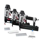 Husky 3-Piece Air Finish Nailer Kit with 16-Gauge Nailer, 18-Gauge Brad Nailer and 18-Gauge Stapler thumbnail 1