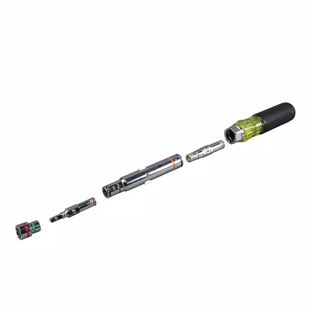 Klein Tools 7-in-1 Heavy Duty Multi-Nut Driver with Wrench-Assist Handle