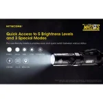 NITECORE MH12GTS 1800 Lumen Rechargeable LED Tactical Flashlight thumbnail 3
