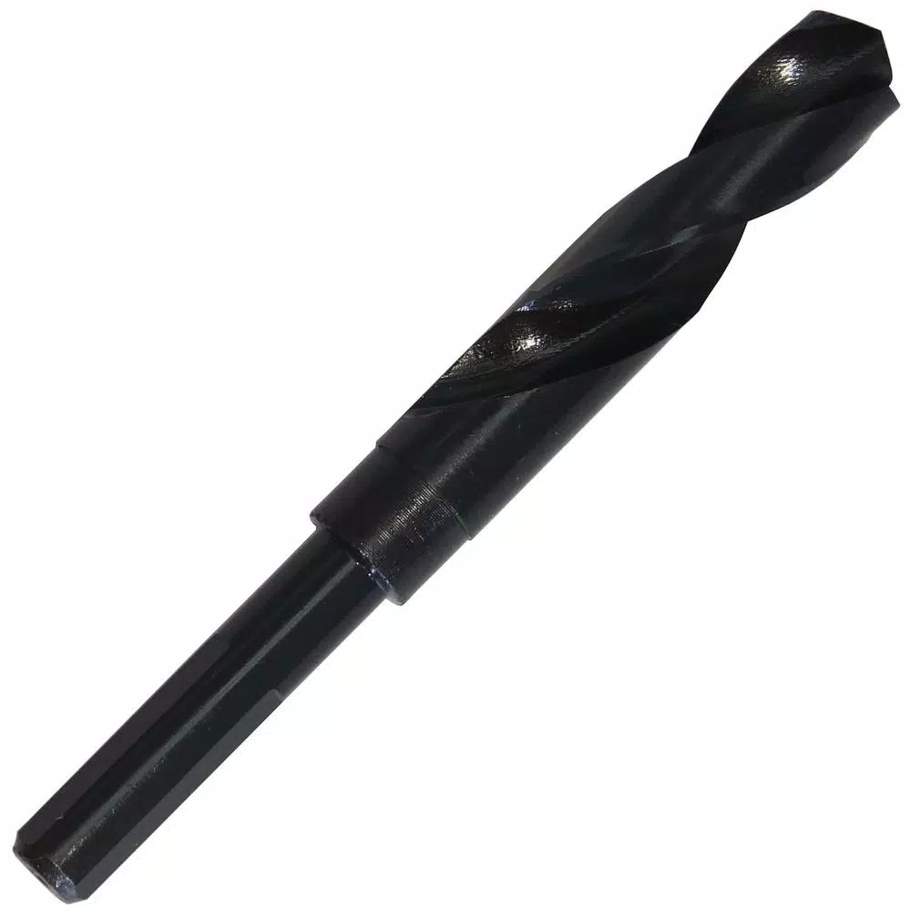 Drill America High Speed Steel Black Oxide Reduced Shank Drill Bit Set, 14 mm - 18 mm (5-Piece)