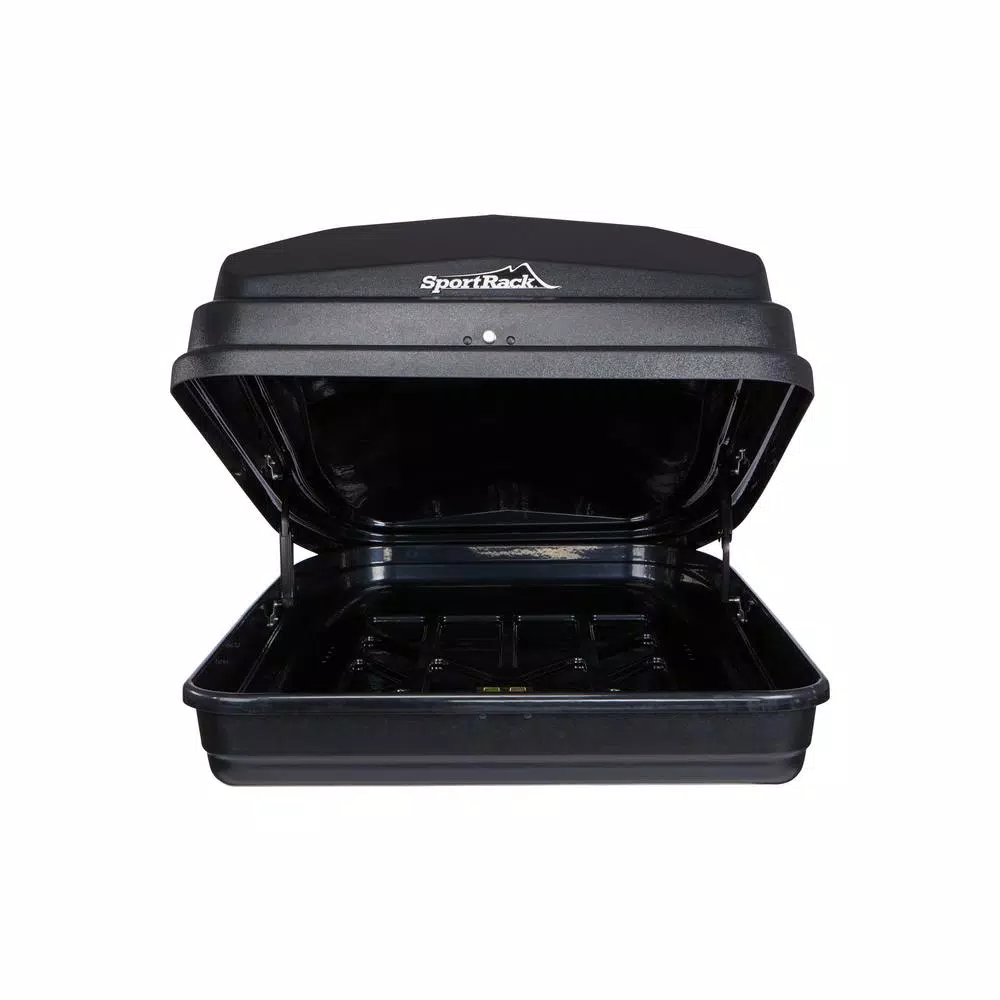 SportRack Vista Aero XL 18 cu. ft. Rear Opening Rooftop Cargo Box - Black