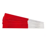 TowSmart 18 in. Reflective Strips - Red and Silver DOT Standard Safety Tape thumbnail 1