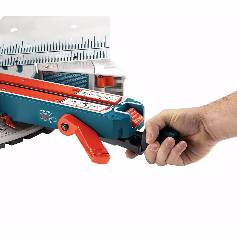 Bosch 12 in. 15 Amp Dual-Bevel Sliding Glide Miter Saw with 60 Tooth Blade