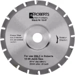 ROBERTS 6-3/16 in. 20-Tooth Carbide Tip Jamb Saw Replacement Blade thumbnail 1