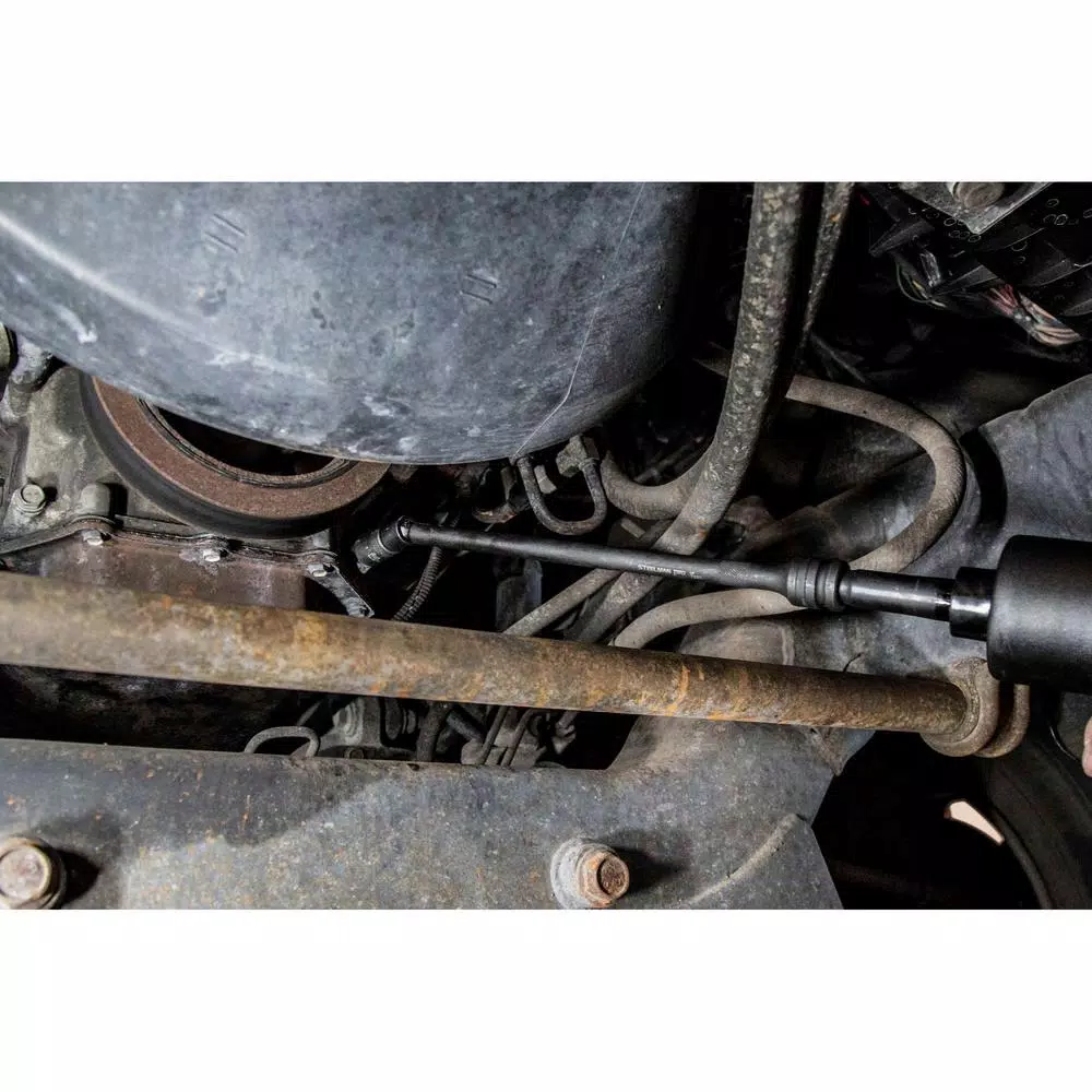 STEELMAN PRO 79994 1/2 in. Drive to 3/8 in. Pinless Swivel Impact Extension Bar, 24 in.
