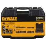 DEWALT 48-Piece 1/4 in. Drive Metric and SAE Impact Socket Set with DirectTorque Technology thumbnail 4