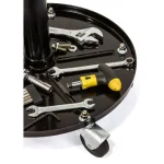 WEN 300 lb. Capacity Pneumatic Rolling Mechanic Stool with Tool Tray thumbnail 3