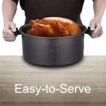 Geek Chef 8 Qt. Stainless Steel Electric Oval Pressure Cooker with 12 Preset Functions thumbnail 2