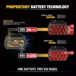 DEWALT FLEXVOLT 12.0 Ah Lithium-Ion Battery 20V/60V MAX (6-Pack) thumbnail 5