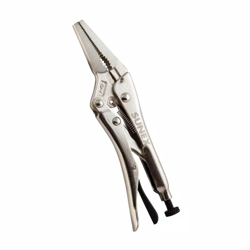 SUNEX TOOLS Sunex LP6L 6 in. Long Nose Locking Pliers with 2 in. Jaw Capacity