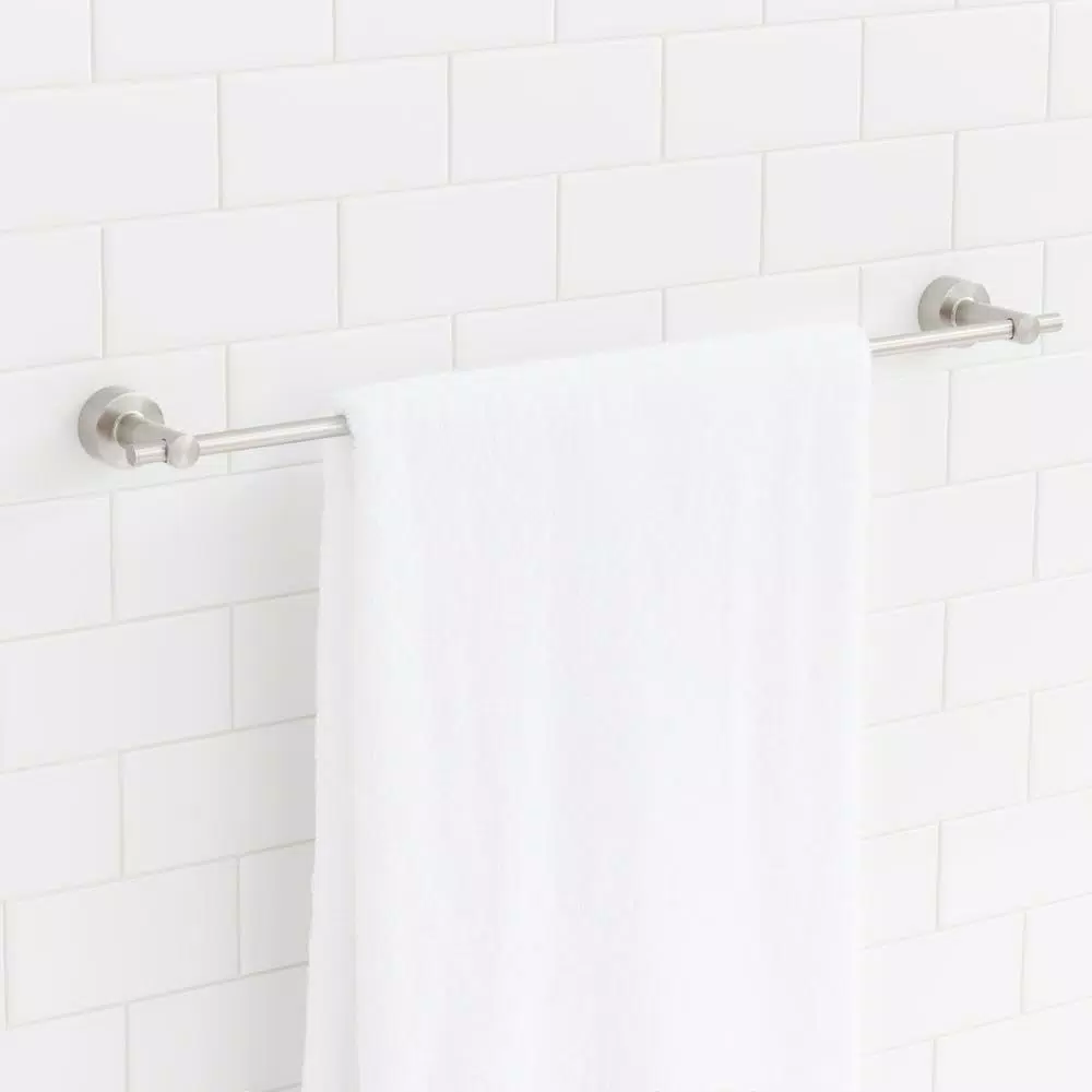 Glacier Bay Innburg 24 in. Towel Bar, Brushed Nickel, Solid Brass