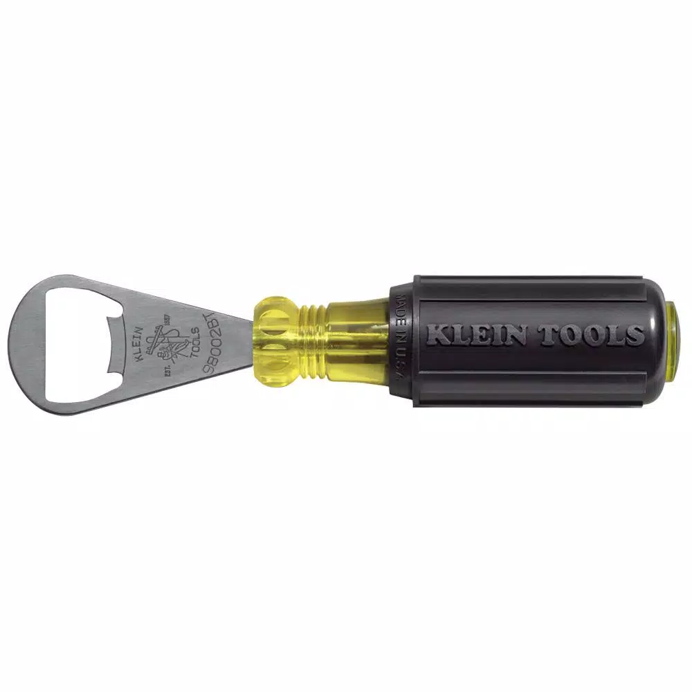 Klein Tools Stainless-Steel Beverage Tool with Cushion-Grip Handle