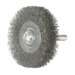 Robtech 3 in. Crimped Steel Wire Wheel Brush with 1/4 in. Shank thumbnail 1