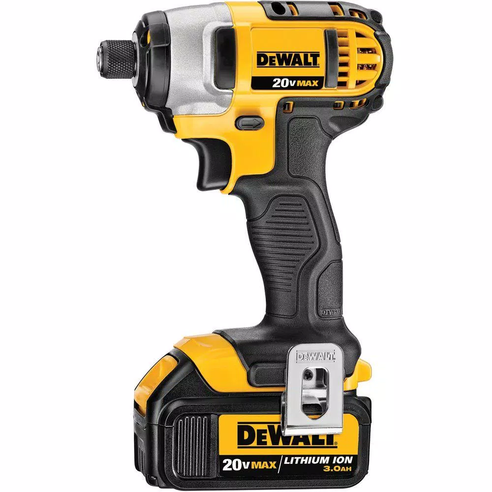 DEWALT 20V MAX Cordless Hammer Drill and Impact Driver Combo Kit with (2) 3.0 Ah Batteries & Charger