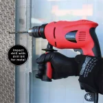 Boyel Living 6.4 Amp 1/2 in. Corded Hammer Drill Driver with Variable Speed and Rotatable Handle thumbnail 2