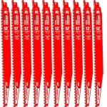 Diablo Demo Demon 12 in. Carbide Pruning and Clean Wood Reciprocating Saw Blades, 3 TPI, 10-Pack thumbnail 1