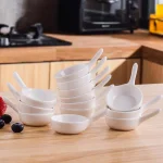 MALACASA 3.75 in. White Porcelain Ramekins Set of 12 - Versatile Ceramic Serving Dishes thumbnail 5