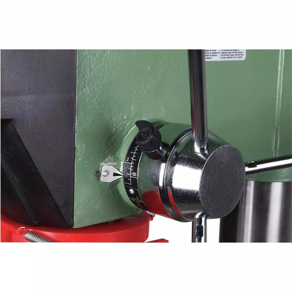 General International 17 in. 3/4 HP Variable Speed Drill Press with Laser Pointer