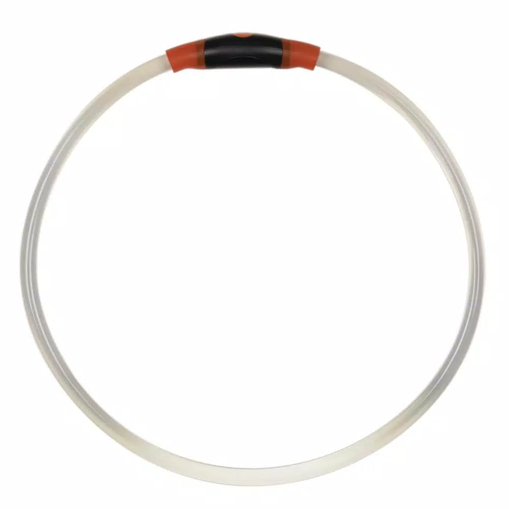 Nite Ize NiteHowl LED Safety Necklace for Dogs, Red, Adjustable 12-27 in.