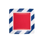 Sugar Plum Party SugarPlum Collection Square Disposable Paper Dinner Plates, 16-Piece Set thumbnail 1