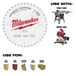 Milwaukee 10 in. 40-Tooth General Purpose Circular Saw Blade, 5/8 in. Arbor thumbnail 8