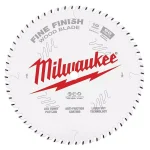 Milwaukee 10 in. 60-Tooth Fine Finish Circular Saw Blade, 5/8 in. Arbor thumbnail 3