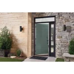 Schlage Encode Smart Wi-Fi Deadbolt with Camelot Handleset and Georgian Knob, Matte Black thumbnail 3