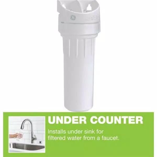 GE Single Stage Under-Counter Water Filtration System, Carbon Spun-Fiber