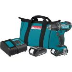 Makita 18V LXT Lithium-Ion 1/2 in. Compact Cordless Driver Drill Kit (XFD10SY) thumbnail 1