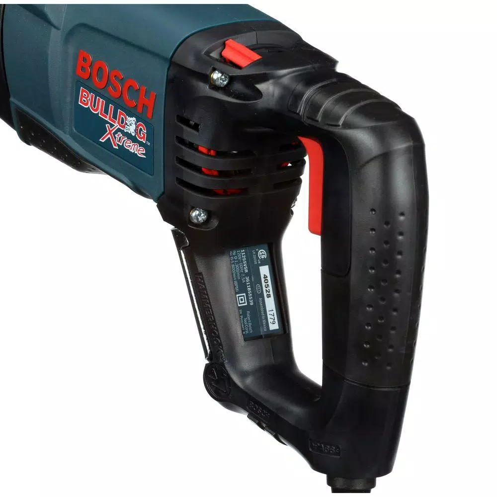 Bosch 11255VSR-HDC Bulldog Xtreme 1 in. SDS-Plus Rotary Hammer Kit with Dust Shroud
