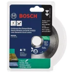 Bosch 4 in. Premium Continuous Rim Diamond Blade for Tile Cutting thumbnail 3