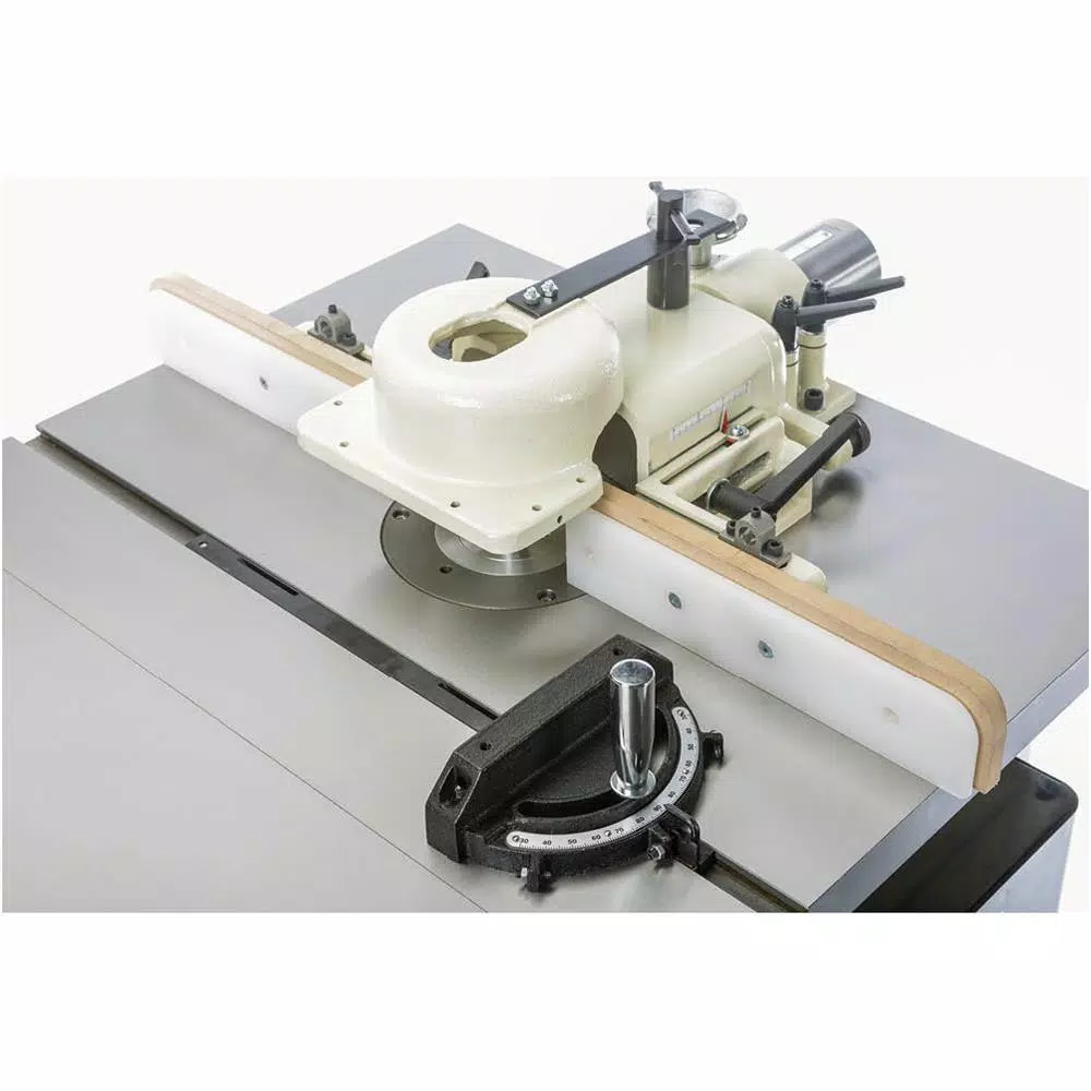 Shop Fox 3 HP Industrial Shaper with 3 Spindle Sizes and Reversible Speeds