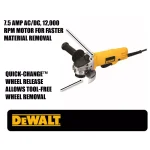 DEWALT DWE4012 4.5 in. Corded Angle Grinder, 7.5 Amp, 12,000 RPM thumbnail 2
