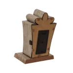 Glitzhome 7.5 in. Marquee LED Giftbox Stocking Holder - Metal and Wood Holiday Decor thumbnail 6