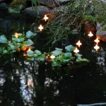 LUMABASE Amber Floating LED Tea Light Candles, Waterproof Battery Operated, 1.25 x 1.25 in, 12-Count thumbnail 5
