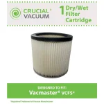 Think Crucial Replacement Filter Cartridge Compatible with Vacmaster Wet/Dry Vacuums, Fits Part VCFS thumbnail 2